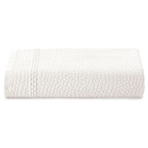 Toalha de Banho Rosto Pérola Jacquard Dohler 100% Algodão Branco