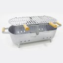 Ver imagem 1 de Churrasqueira Portátil Redonda Cinza