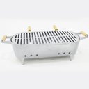 Ver imagem 4 de Churrasqueira Portátil Redonda Cinza