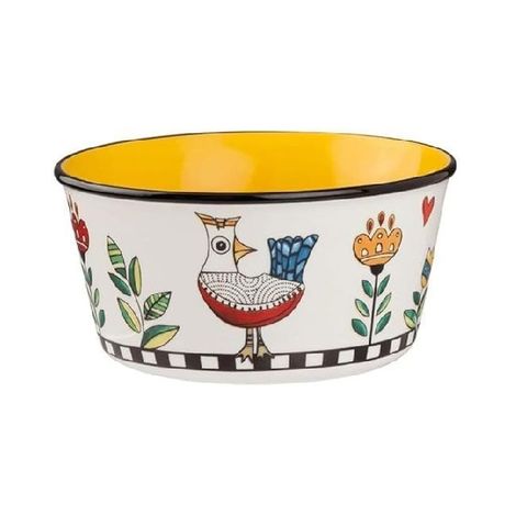 Bowl New Bone China 420ml Amarelo - Cocoricó
