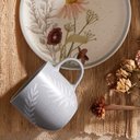 Ver imagem 5 de Conjunto 4 Canecas Chá Cerâmica Anastásia 397ml Cinza