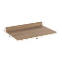 Ver imagem 2 de Tampo para Balcão Planejado 2 Portas 60cm Ipanema CabeCasa MadeiraOriginals Marrom/Acácia