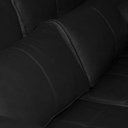 Ver imagem 5 de Sofá Decorativo Sala de Estar Marselha Retratil Manual 3 Lugares 215cm Couro Preto - Mozzelar