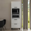 Ver mais imagens de Torre Quente 70cm Grazi para Forno Micro-Ondas 1 Porta Basculante 2 Gavetas MDF - Tecnomobili