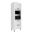 Ver imagem 3 de Torre Quente 70cm Grazi para Forno Micro-Ondas 1 Porta Basculante 2 Gavetas MDF - Tecnomobili