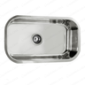 Cuba Simples Retangular em Inox Polido Guimmis.casa - 2