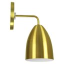 Ver imagem 3 de Arandela Aluminio Cone Sadan Dourado 23x25cm