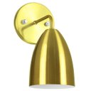 Ver imagem 1 de Arandela Aluminio Cone Sadan Dourado 23x25cm