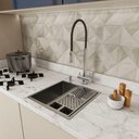 Ver imagem 5 de Cuba 40x40 Inox 304 + Calha Canal Escorredor Luxo