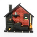 Ver imagem 1 de Porta Chaves de Parede Casinha Mineira Artesanal G Vermelho