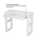 Ver imagem 6 de Escrivaninha Mesa Escritório 100% Brisa 2 Gavetas 91cm Branco