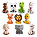 Ver imagem 1 de Kit com 10 Brinquedos De Vinil Para Bebê A Partir De 3 Meses -b