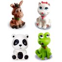 Ver imagem 2 de Kit com 10 Brinquedos De Vinil Para Bebê A Partir De 3 Meses -b