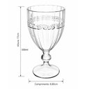 Ver imagem 3 de Taça Vidro 330ml Imperial Lyor Transparente Água Sucos Drinks Mesa Posta Avulso