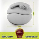 Ver imagem 3 de Sofá Cama Cosi 1,88m Xpand Tech Tecido Bouclê Cinza Claro Cama Inbox