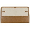 Ver imagem 4 de Cabeceira Cama Box Casal 140 Cm Mizi Corano Caramelo Bouclé Off White - Nexta Casa