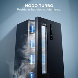 Cervejeira Midea Preta Frost Free 82l Mdrx150fggdx01 110v - 7