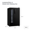 Cervejeira Midea Preta Frost Free 82l Mdrx150fggdx01 110v - 6