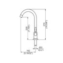 Ver imagem 2 de Torneira de Mesa para Lavatório Slim Cromado - Perflex 10725510