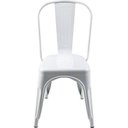 Ver imagem 1 de Cadeira Fixa Design Tolix Metal Pelegrin Pel-1518 Branca