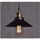 Ver imagem 1 de Lustre Pendente Industrial Retrô Hangar Pelegrin PEL-024 Metal Alumínio Preto