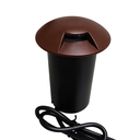 Ver imagem 3 de Mini Balizador Led 0,75w 3000k Embutir 1 Saída/facho Externo St1371 - Marrom