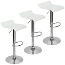 Ver imagem 1 de Kit 3 Banquetas Toquio Wave Enzo Belo Horizonte Recouro Giratória com Regulagem