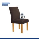 Ver mais imagens de Conjunto Mesa Arizona 120cm com 4 Cadeiras Canela Tampo Redondo Plus com Vidro
