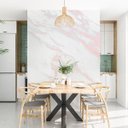 Ver imagem 2 de Papel de Parede Mármore Suave Tom Rosa Polido Gh Papel de Parede 2,8m