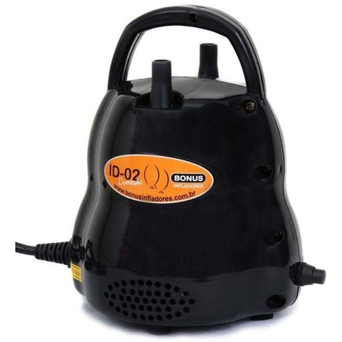 Inflador de Balões Bonus 2 Bicos Doméstico Preto - 110v