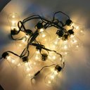 Ver imagem 2 de Pisca Cordão Varal Natal 12 Lâmpada Led Amarelo 4m 110v-220v