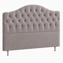 Ver imagem 4 de Cabeceira para Cama Box Queen 160cm Balence Veludo Nobre Avelã - Sallar Home