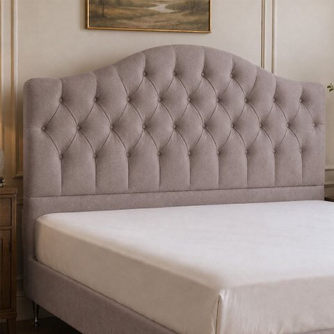Cabeceira para Cama Box Queen 160cm Balence Veludo Nobre Avelã - Sallar Home