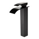 Ver imagem 1 de Torneira Misturador Monocomando Preto Cascata Alta 6020p