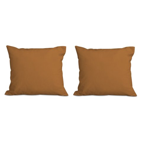 Kit 2 Almofadas Decorativa Quadrado 45x45 Cm Cm Sala Quarto Sofá Suede Terracota Eli Móveis e Decora