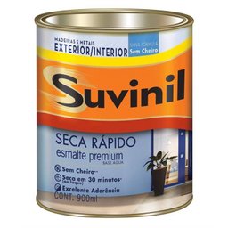 Tinta Esmalte Brilhante Seca Rápido Suvinil 900 Ml Tabaco - 4 Tinta Esmalte Brilhante Seca Rápido Suvinil 900 Ml Tabaco - 4