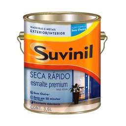 Esmalte Seca Rápido base água brilhante 3,6 litros gelo Suvinil - 1