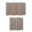 Ver imagem 1 de Kit 5 Placa 4x2 Cega com Suporte Cor Argila Sleek Margirius Cor:argila