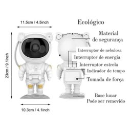 Luminária Abajour Infantil Estilo Astronauta - 2