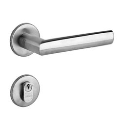 Fechadura externa de inox lixado 55mm 892 La Fonte - 1