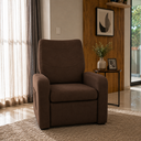 Ver imagem 1 de Poltrona do Papai Reclinável Descanso e Relaxamento Suede Marrom - Unitàlle Estofados
