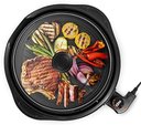 Ver imagem 1 de Elite Gourmet Emg1100 Grill Elétrico Indoor 28cm Preto Vidro Temperado
