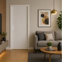 Ver imagem 1 de Porta Branco Prime 80 com Fechadura e Dobradiça