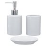 Kit Banheiro Lavabo Conjunto P/ Sabonete Líquido / Kb-884 Pgb 3 Peças - 1
