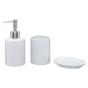 Ver imagem 2 de Kit Banheiro Lavabo Conjunto P/ Sabonete Líquido / KB-884 PGB 3 Peças