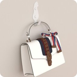 Kit 10 Ganchos De Parede Decorativo Pendurador De Bolsa G.B - 3