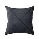 Ver imagem 1 de Capa de Almofada Drapeada Veludo Cinza Chumbo 43x43cm