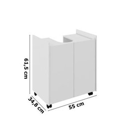 Gabinete Eccos com Porta Branco – Potenza Móveis - 3 Gabinete Eccos com Porta Branco – Potenza Móveis - 3