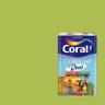 Tinta acrílica fosco Coralar Duo verde limão 18L Coral - 1