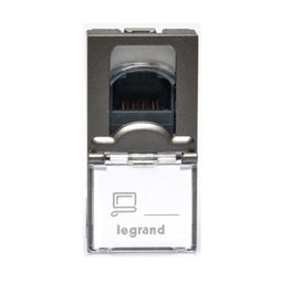 Tomada RJ45 CAT5E Arteor Magnésio - Pial Legrand 572803B - 1